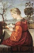 CARPACCIO, Vittore The Virgin Reading fd Norge oil painting reproduction